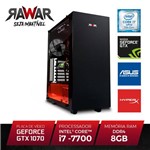 Assistência Técnica e Garantia do produto PC Gamer Rawar RW258PVM INTEL I7 7700 8GB (Geforce GTX1070 de 8GB) 1TB