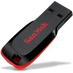 Assistência Técnica e Garantia do produto Pen Drive 4GB - Sandisk - Cruzer Blade