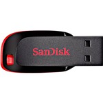 Assistência Técnica e Garantia do produto Pen Drive 64GB Sandisk Cruzer Blade