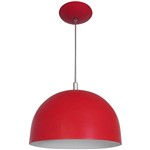 Assistência Técnica e Garantia do produto Pendente Color Dome em Alumínio Vermelho - Attena