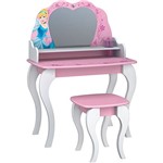 Assistência Técnica e Garantia do produto Penteadeira Infantil com Banqueta Princesas Disney Star 3A Branco e Rosa - Pura Magia