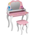 Assistência Técnica e Garantia do produto Penteadeira Princesas Disney Star 6A Rosa e Branca - Pura Magia
