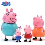 Assistência Técnica e Garantia do produto Peppa Pig George e Família Pig Completa Bonecos Miniatura
