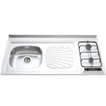 Assistência Técnica e Garantia do produto Pia Fogao em Aco Inox 120x60cm Tramontina Star 40 + 2gx Ex