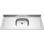 Assistência Técnica e Garantia do produto Pia para Cozinha Tramontina New Raggi 40, 1 Cuba, 120 Cm, Inox