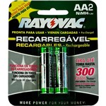 Assistência Técnica e Garantia do produto Pilha Recarregável AA Rayovac Econômica 1.400 Mah