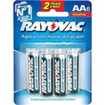 Assistência Técnica e Garantia do produto Pilhas Alcalinas AA-6 LR6 (6 Unid) - Rayovac