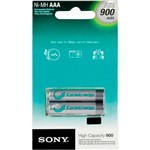 Assistência Técnica e Garantia do produto Pilhas Recarregáveis AAA 900 C/2 Unidades - Sony