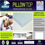 Assistência Técnica e Garantia do produto Pillow Top Viscoelástico com Gel Queen 1,58 X 1,98 com 8 Cm