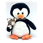 Assistência Técnica e Garantia do produto Pinguim de Pelúcia com Cachecol - 24 Cm