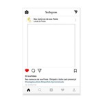Assistência Técnica e Garantia do produto Placa Moldura Personalizada Instagram