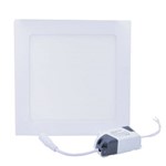 Assistência Técnica e Garantia do produto Plafon 12W Luminária Embutir LED Painel Quadrado Slim Branco Frio 6500K