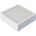 Assistência Técnica e Garantia do produto Plafon Caixa Quadrado 22x22cm Metal/Vidro Branco - Attena
