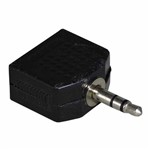 Assistência Técnica e Garantia do produto Plug Adaptador P2 Estéreo para 2 Jack J2 Estéreo - Pacote com 10 Peças