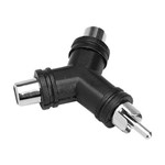 Assistência Técnica e Garantia do produto Plug Adaptador Rca para 2 Jack Rca Femeá - Pacote com 10 Peças