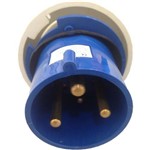 Assistência Técnica e Garantia do produto Plug Macho Industrial Jng 2p+t 63a 6h Azul 250v MGI-033 Top