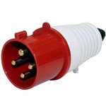 Assistência Técnica e Garantia do produto Plug Macho Industrial Jng 3p+t 63a 6h Vermelho 380v Mgi-034