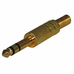Assistência Técnica e Garantia do produto Plug P10 Estéreo Dourado com Rabicho - Pacote com 10 Peças