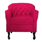 Assistência Técnica e Garantia do produto Poltrona Cadeira Julia Decorativa Recepção e Escritório Sala Suede Rosa Pink - DS DECOR