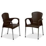Assistência Técnica e Garantia do produto Poltrona / Cadeira Varanda Churrasco Decorativa Marrom