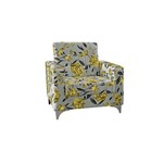 Assistência Técnica e Garantia do produto Poltrona Decorativa Taina - Floral Amarelo