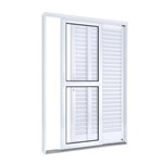 Assistência Técnica e Garantia do produto Porta Balcão de Correr Aço 2 Folhas Móveis e 1 Fixa 214cmx150cmx14cm Lucasa Facilità Branco