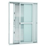 Assistência Técnica e Garantia do produto Porta Balcão de Correr Aço Sasazaki 3 Folhas Multiflex 217cmx160cmx16,5cm Branco