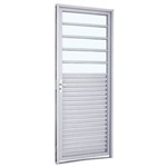 Assistência Técnica e Garantia do produto Porta com Veneziana Aço Sasazaki Prátika APD 1 Folha 217cmx87cmx6,5cm Branco