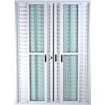 Assistência Técnica e Garantia do produto Porta de Alumínio de Correr Balcão 6 Folhas 2,10 X 1,50 Linha 25 com Chave Cor Branco