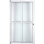 Assistência Técnica e Garantia do produto Porta de Alumínio de Correr Balcão 2 Folhas 2,10 X 1,20 Linha 25 com Chave Cor Branco