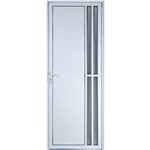 Assistência Técnica e Garantia do produto Porta de Alumínio Lambril com Visor 2 Torres 2,10 X 0,80 Direita Linha All Soft Cor Branco