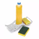 Assistência Técnica e Garantia do produto Porta Detergente, Sabão e Esponja Onda Branco 336-4 - Niquelart