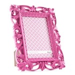 Assistência Técnica e Garantia do produto Porta Retrato 10x15 Deluxe Plastico Rosa