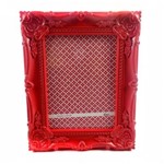 Assistência Técnica e Garantia do produto Porta Retrato 15x20cm Plastico Queen Vermelho