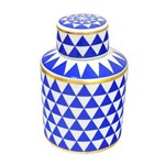 Assistência Técnica e Garantia do produto Potiche em Cerâmica Azul e Branco