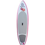 Assistência Técnica e Garantia do produto Prancha de Stand Up Paddle Inflável Brazzos Modelo S Branco Flor 10 Pés