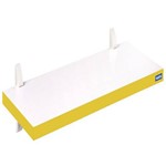 Assistência Técnica e Garantia do produto Prateleira Color Suporte Plastico 60x25x1,5 Amarelo