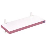 Assistência Técnica e Garantia do produto Prateleira Color Suporte Plastico 60x25x1,5 Rosa