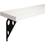 Assistência Técnica e Garantia do produto Prateleira Elite Suporte Metalico 120x25x1,5 Branco