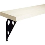 Assistência Técnica e Garantia do produto Prateleira Elite Suporte Metalico 120x25x1,5 Maple