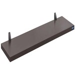 Assistência Técnica e Garantia do produto Prateleira Elite Suporte Plastico 120x25x1,5 Tabaco