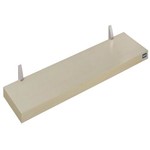 Assistência Técnica e Garantia do produto Prateleira Elite Suporte Plastico 90x25x1,5 Maple