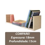 Assistência Técnica e Garantia do produto Prateleira Iassete em U, 6 Peças, 70x17x15cm, Maple Bilbao