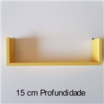Assistência Técnica e Garantia do produto Prateleira U Amarelo 60x15x15p