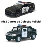 Assistência Técnica e Garantia do produto Promoção Kit 2 Carro de Coleção Viatura Policial / Polícia Hummer e Mustang