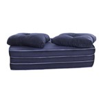 Assistência Técnica e Garantia do produto Puff Conforto Casal Azul com Travesseiro e Embalagem em PVC F.A Colchões