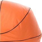 Assistência Técnica e Garantia do produto Puff Infantil Big Ball Basquete Courino Laranja - Stay Puff