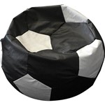 Assistência Técnica e Garantia do produto Puff Redondo Big Ball Futebol Cipaflex Preto/Branco - Stay Puff