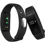 Assistência Técnica e Garantia do produto Pulseira Inteligente Smart Fitness Easy Mobile Hora Monitor Cardíaco com Aplicativo para IOS e Android - Preta