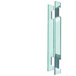 Assistência Técnica e Garantia do produto Puxador de Vidro para Portas Santorini 80 Cm Verde